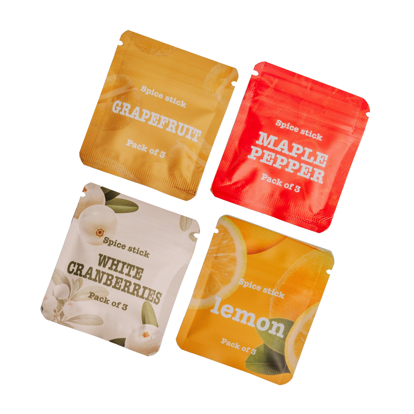 Jaukto garšu komplekts – Maple Pepper, Grapefruit, Lemon un White Cranberry