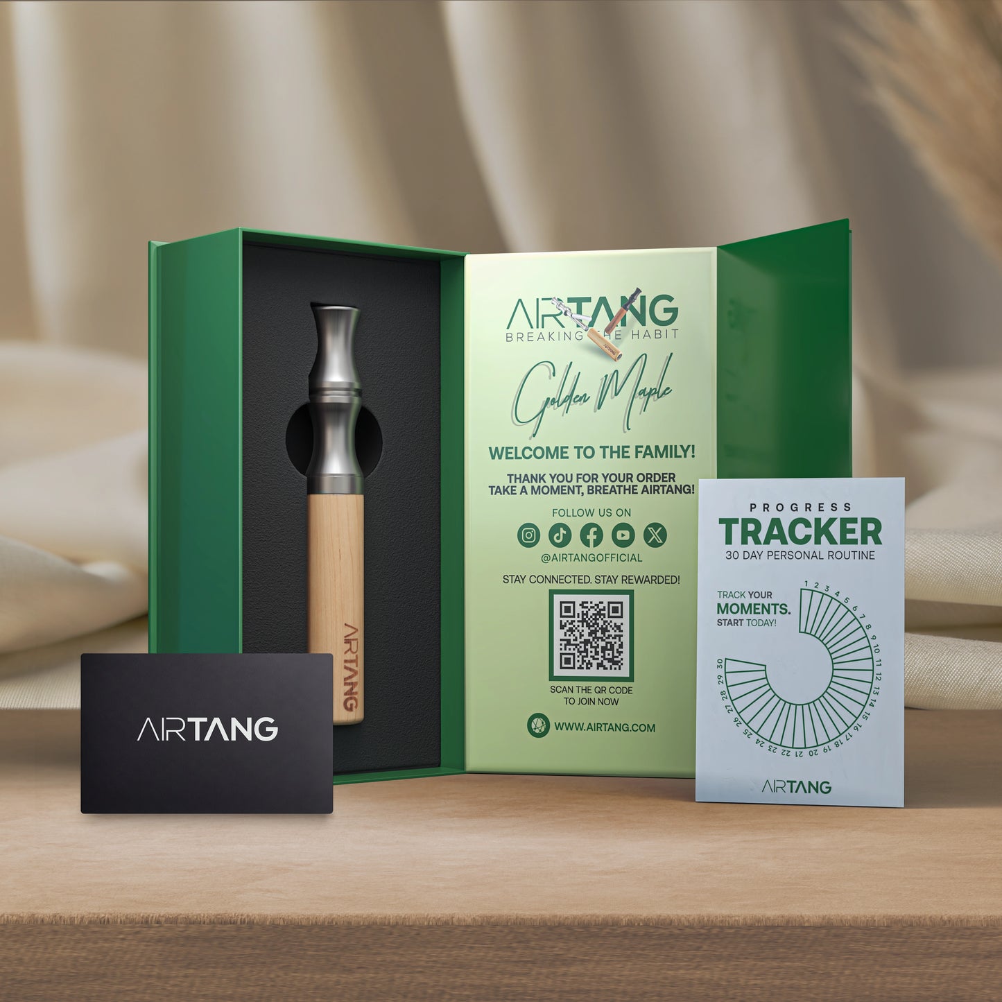 AIRTANG DEVICE KIT GOLDEN MAPLE